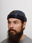Шапка STETSON арт. 8820910 DOCKER PATCHWORK (синий / серый)